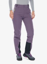Spodnie softshell damskie Berghaus Ridge-Roamer 3L WP Softshell Pant. Fioletowe spodnie narciarskie Berghaus, l, bez wzorów, z materiału, trekkingowe. Za 801.89 zł.