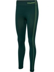 Damskie legginsy bezszwowe Hummel Zone. Zielone legginsy Hummel, l, bez wzorów, z materiału. Za 175.05 zł.