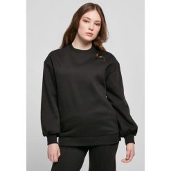 Bluza damska Urban Classics organic oversized crew. Czarne bluzy Urban Classics, bez wzorów, z bawełny, bez kaptura. Za 277.00 zł.