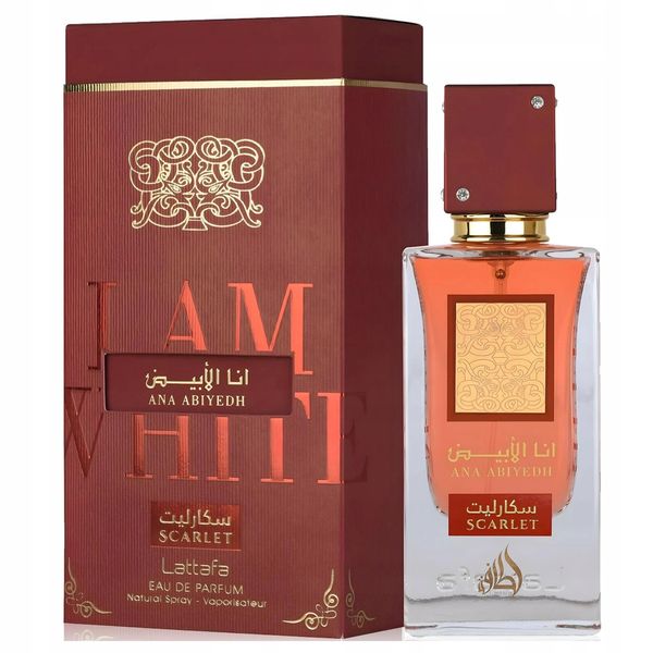 Ana Abiyedh Scarlet EDP 60 ml woda perfumowana unisex. Perfumy damskie Lattafa. W wyprzedaży za 84.00 zł.