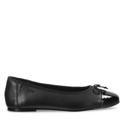 Baleriny Gant. Czarne baleriny GANT, bez wzorów, bez obcasa. Za 309.99 zł.