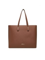 JENNY Torebka JNY-H-002-07 Beżowy. Brązowe torebki klasyczne Jenny, bez wzorów, z materiału, bez dodatków. Za 129.99 zł.
