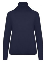 Malo Optimum Golf w kolorze granatowym rozmiar: S. Niebieskie golfy Malo Optimum, s, bez wzorów, z kaszmiru, bez ramiączek. Za 282.80 zł.