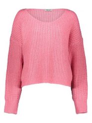 Sublevel Sweter w kolorze różowym rozmiar: XXL. Różowe swetry Sublevel, xxl, bez wzorów, ze splotem, bez ramiączek. Za 88.23 zł.