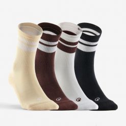 Skarpety sportowe tenis Artengo RS 300 High 4 pary. Skarpety ARTENGO, bez wzorów, z bawełny. Za 39.99 zł.