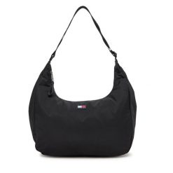 Torebka Tommy Jeans. Czarne shopper Tommy Jeans, bez wzorów, z jeansu, bez dodatków. Za 429.99 zł.