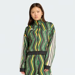 Bluza dresowa adidas x FARM Tiro. Czarne bluzy sportowe Adidas, s, bez wzorów, z dresówki, bez kaptura. Za 279.00 zł.