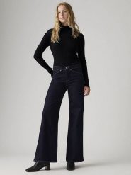 Levi's Dżinsy - Comfort fit - w kolorze granatowym rozmiar: W26/L32. Niebieskie jeansy Levi's®, l, z aplikacjami. Za 179.22 zł.