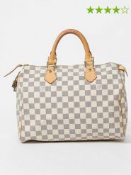 Louis Vuitton Torebka "Speedy 30" w kolorze szaro-kremowym - 30 x 21 x 18 cm rozmiar: onesize. Szare torby na ramię Louis Vuitton, bez wzorów, z materiału, na ramię, bez dodatków. Za 5,061.77 zł.
