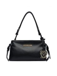 LOVE MOSCHINO Torebka JC4060PP1PLL0000 Czarny. Czarne torebki klasyczne Love Moschino, bez wzorów, ze skóry, bez dodatków. Za 879.99 zł.