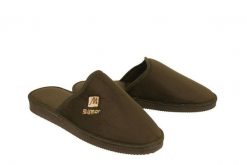 METEOR 026 ALEK brązowy, kapcie młodzieżowe. Brązowa obuwie domowe Meteor, bez wzorów, z tkaniny, bez zapięcia. Za 47.99 zł.