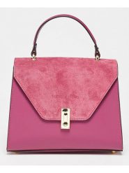 Victor & Hugo Paris Skórzana torebka "Shak" w kolorze różowym - 23,5 x 20 x 10 cm rozmiar: onesize. Różowe torebki klasyczne Victor & Hugo Paris, bez wzorów, z materiału, bez dodatków. Za 260.99 zł.