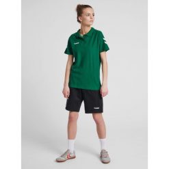 Koszulka tenisowa polo damska Hummel Go Cotton Polo Woman. Zielone koszulki polo Hummel, m, bez wzorów, z bawełny, bez kołnierzyka, bez ramiączek. Za 53.20 zł.