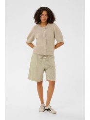 Kaffe Bermudy w kolorze beżowo-szarobrązowym rozmiar: 36. Brązowe szorty Kaffe, bez wzorów, z bawełny. Za 86.99 zł.