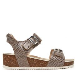 Sandały Ara. Brązowe sandały Ara, bez wzorów, bez obcasa, na koturnie, bez zapięcia. Za 409.99 zł.