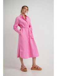 Josephine & Co Sukienka koszulowa "Demi" w kolorze jasnoróżowym rozmiar: 40. Różowe sukienki Josephine & Co, bez wzorów, z bawełny, bez kołnierzyka, bez ramiączek, midi, koszulowe. Za 282.99 zł.