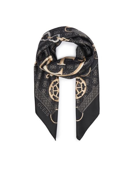 Guess Chusta AW5682 POL90 Czarny. Czarne rękawiczki Guess, z aplikacjami, z poliesteru. Za 194.99 zł.