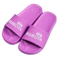 Klapki Damskie Basenowe Kubota Basic Jagodowe. Niebieskie klapki Kubota, bez wzorów, bez obcasa. W wyprzedaży za 55.99 zł.
