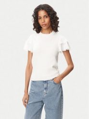 French Connection Bluzka Aylaa Krista 789C2 Biały Regular Fit. Białe bluzki French Connection, m, bez wzorów, z wiskozy, bez kołnierzyka, bez ramiączek. Za 359.99 zł.
