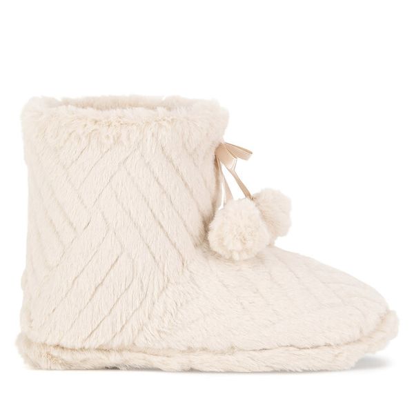 Kapcie Home & Relax. Brązowe obuwie domowe Home & Relax, bez wzorów, bez zapięcia. Za 79.99 zł.