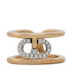 Pierścionek Furla. Żółte pierścionki Furla, złote. Za 169.99 zł.