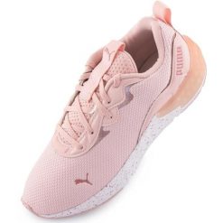 Damskie Buty Sportowe Puma Wms Cell Initiate Speckle Lotus Białe Różowe. Czerwone obuwie sportowe Puma, z materiału, bez zapięcia, do biegania. Za 172.67 zł.