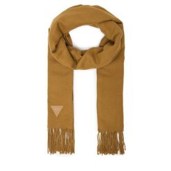 Szalik Guess. Brązowe szaliki Guess, z aplikacjami. Za 239.99 zł.