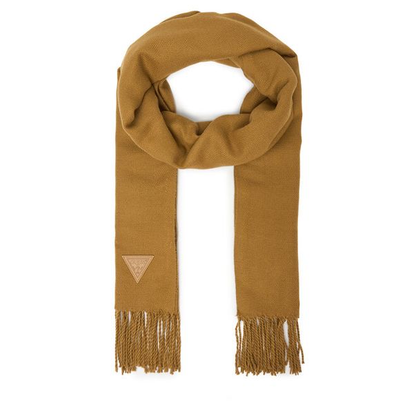 Szalik Guess. Brązowe szaliki Guess, z aplikacjami. Za 139.99 zł.