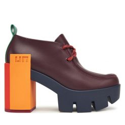 Półbuty United Nude. Czerwone czółenka United Nude, bez wzorów, bez obcasa, na obcasie, bez zapięcia. Za 1,579.00 zł.