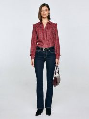 BIG STAR Koszula w kolorze czerwonym rozmiar: XL. Czerwone koszule Big Star, xl, bez wzorów, z bawełny, retro, bez kołnierzyka, bez ramiączek. Za 129.99 zł.