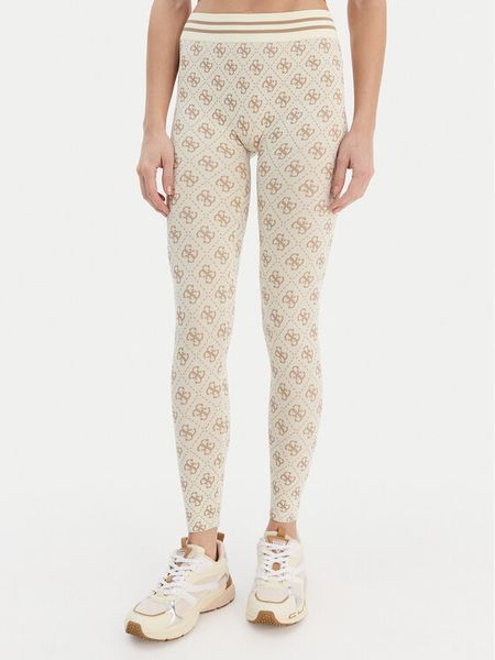 Guess Spodnie materiałowe 179838 Beżowy Slim Fit. Brązowe spodnie materiałowe Guess, l, z aplikacjami, z materiału. Za 149.99 zł.