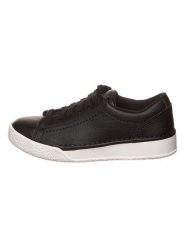 Clarks Skórzane sneakersy w kolorze czarnym rozmiar: 38. Czarne trampki Clarks, bez wzorów, bez zapięcia. Za 154.07 zł.