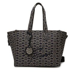 Torebka Emporio Armani. Niebieskie shopper Emporio Armani, bez wzorów, bez dodatków. Za 839.99 zł.