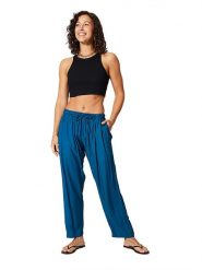 Aller Simplement Spodnie w kolorze niebieskim rozmiar: 34-40. Niebieskie spodnie materiałowe Aller Simplement, na co dzień, bez wzorów, z materiału. Za 56.99 zł.