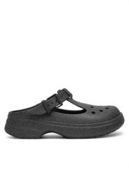 Crocs Klapki Classic Mary Jane Glitter Clog 210737 Szary. Szare klapki Crocs, bez wzorów, z tworzywa sztucznego, bez obcasa. Za 229.99 zł.