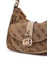 Guess Torebka Jessa HWJG83 62180 Beżowy. Brązowe torebki klasyczne Guess, z aplikacjami, z materiału, bez dodatków. Za 609.99 zł.