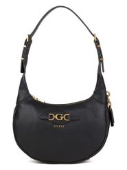 Guess Torebka w kolorze czarnym - 28 x 18 x 6 cm rozmiar: onesize. Czarne torby na ramię Guess, z aplikacjami, z materiału, na ramię, bez dodatków. Za 484.31 zł.
