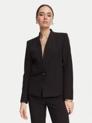 Rinascimento Marynarka CFC0130153003 Czarny Slim Fit. Czarne marynarki i żakiety Rinascimento, xs, bez wzorów, z syntetyku. Za 784.99 zł.