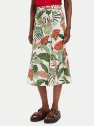 Guess Spódnica midi W6GD69 W2092 Zielony Regular Fit. Zielone spódnice Guess, xl, z aplikacjami, ze lnu, midi. Za 614.99 zł.