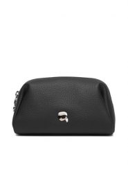 KARL LAGERFELD Kosmetyczka B4W32027 Czarny. Czarne kufry i kosmetyczki KARL LAGERFELD, bez wzorów, ze skóry, bez dodatków. Za 529.99 zł.