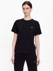 Napapijri T-Shirt S-Nina NP0A4H87 Czarny Regular Fit. Czarne t-shirty Napapijri, s, bez wzorów, z bawełny, bez kołnierzyka, bez ramiączek. Za 89.99 zł.