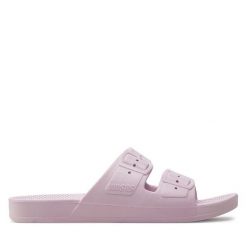 Klapki Freedom Moses. Czerwone klapki Freedom Moses, bez wzorów, bez obcasa. Za 229.99 zł.