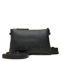 Torebka Valentino. Czarne listonoszki Valentino, bez wzorów, bez dodatków. Za 379.99 zł.