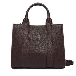 Torebka KARL LAGERFELD. Brązowe torebki klasyczne KARL LAGERFELD, bez wzorów, bez dodatków. Za 649.99 zł.