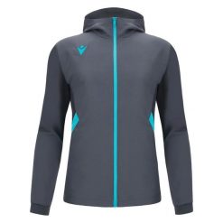 Bluza z kapturem z pełnym zamkiem błyskawicznym Macron Tiamat. Niebieskie bluzy Macron, na zimę, bez wzorów, z kapturem. Za 356.50 zł.