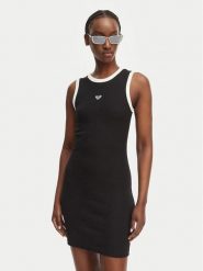 Roxy Sukienka codzienna Iconic Days ERJKD03547 Czarny Slim Fit. Czarne sukienki Roxy, na co dzień, l, bez wzorów, z bawełny, bez kołnierzyka, bez ramiączek, proste. Za 169.99 zł.