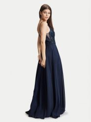 Hey Kyla Sukienka wieczorowa 5AC105HK Granatowy Regular Fit. Niebieskie sukienki Hey Kyla, bez wzorów, z syntetyku, wizytowe, bez kołnierzyka, bez ramiączek. Za 579.99 zł.