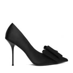 Szpilki Eva Minge. Czarne szpilki Eva Minge, bez wzorów, bez obcasa, na szpilce, bez zapięcia. Za 359.99 zł.