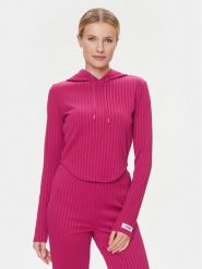 Guess Bluza Anneka V4RQ03 KC2U2 Różowy Regular Fit. Czerwone bluzy Guess, xl, z aplikacjami, z syntetyku, bez kaptura. Za 219.99 zł.