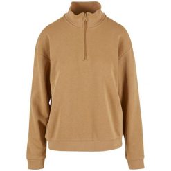 Lekka Bluza Damska Z Frotte. Brązowe bluzy Urban Classics, xl, bez wzorów, bez kaptura. Za 131.99 zł.